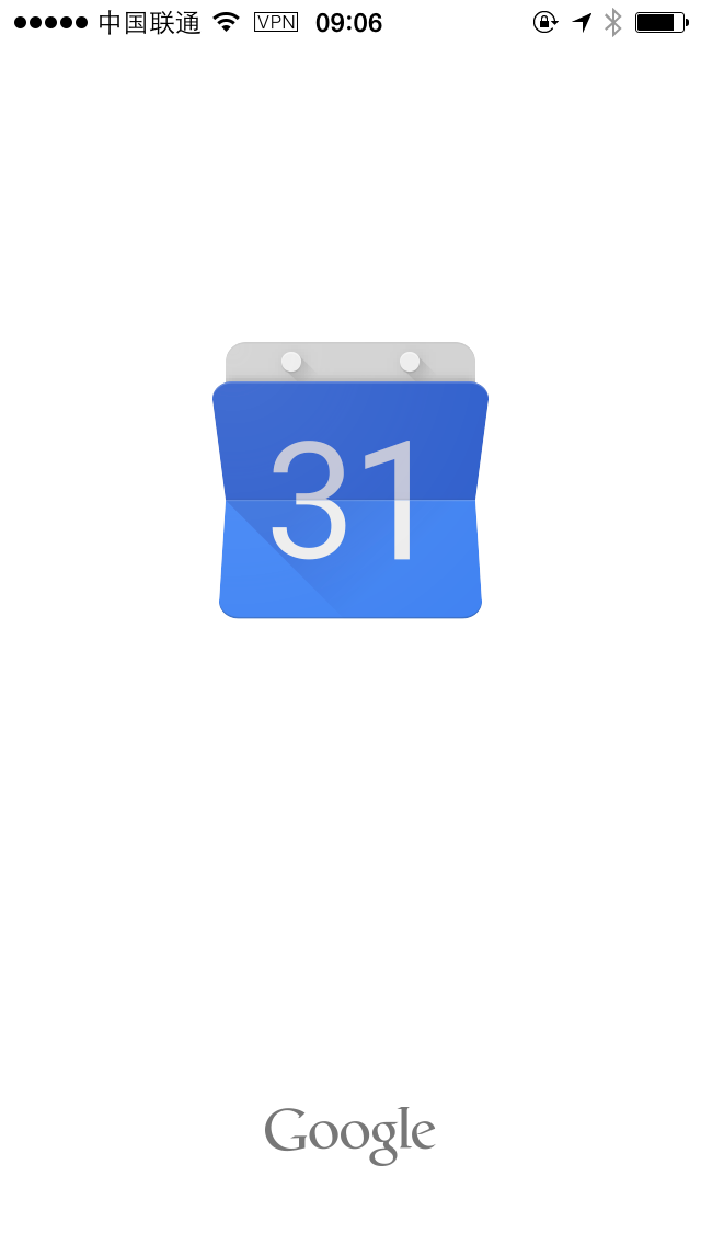 Google Calendar app screenshot