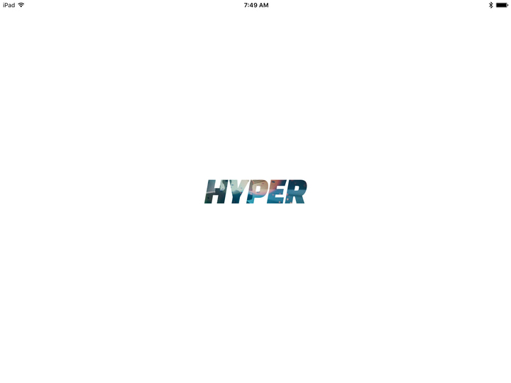 Hyper app screenshot