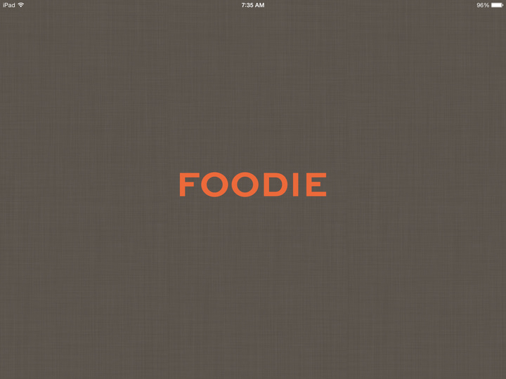 Recipes app screenshot
