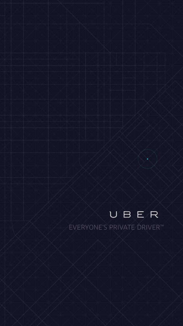 Uber app screenshot