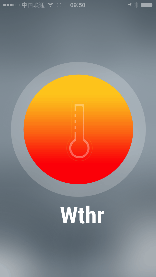 Wthr app screenshot