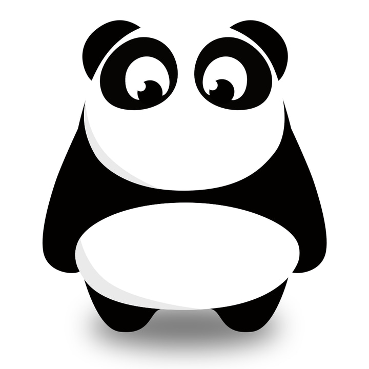 Learn Chinese: ChineseSkill app icon with a white soft 3D organic shape design featuring a panda.