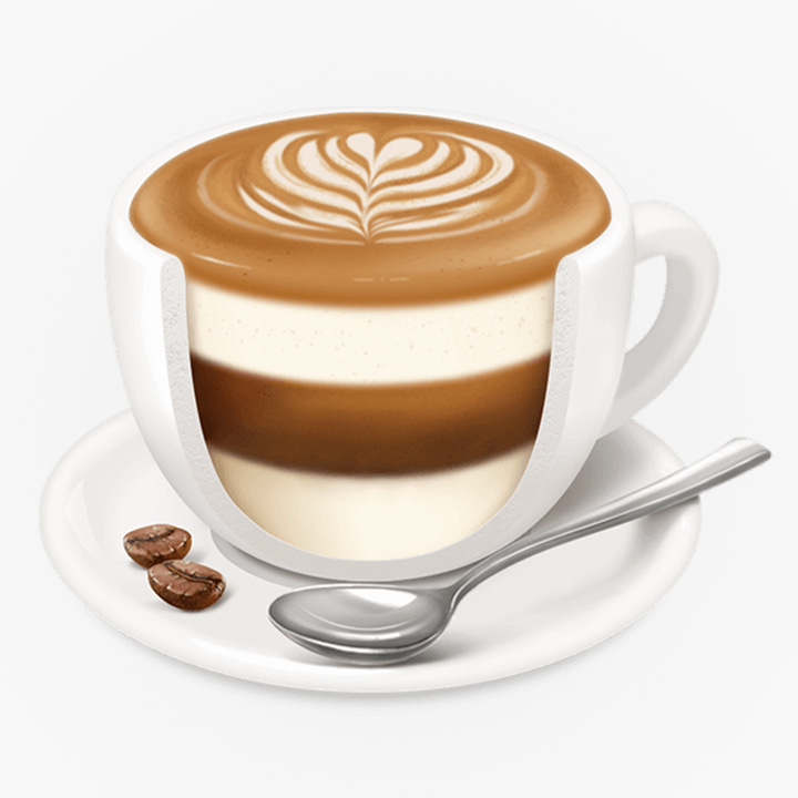 Fun Coffee app icon with a white skeuomorphism circle design featuring a coffee cup.