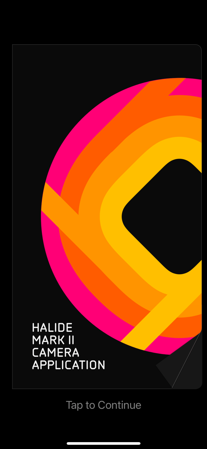 Halide Mark II app screenshot