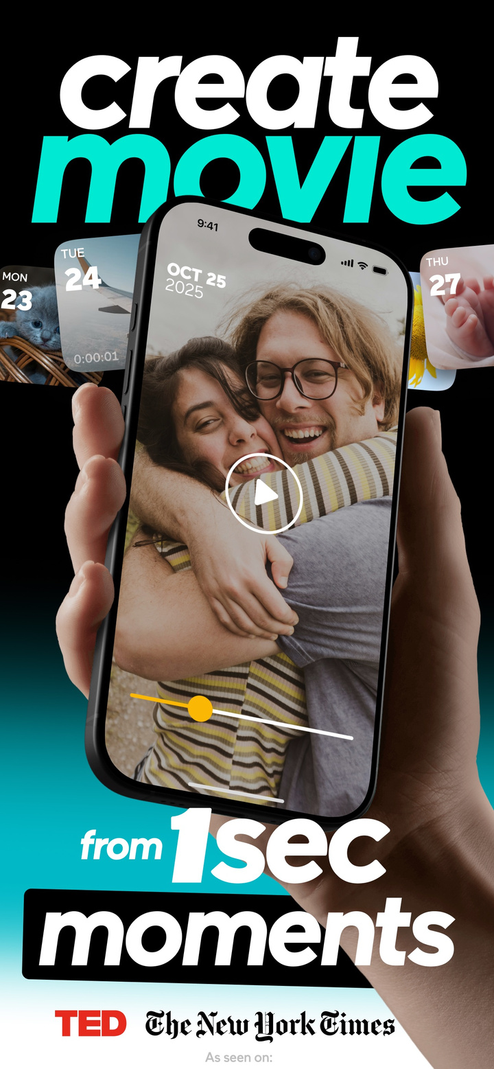 1 Second Everyday: Video Diary app screenshot