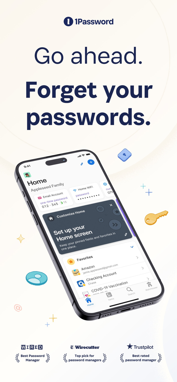 1Password: Password Manager app screenshot