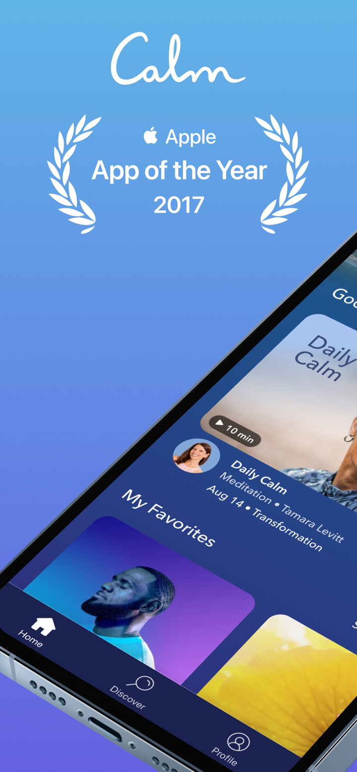 Calm app screenshot