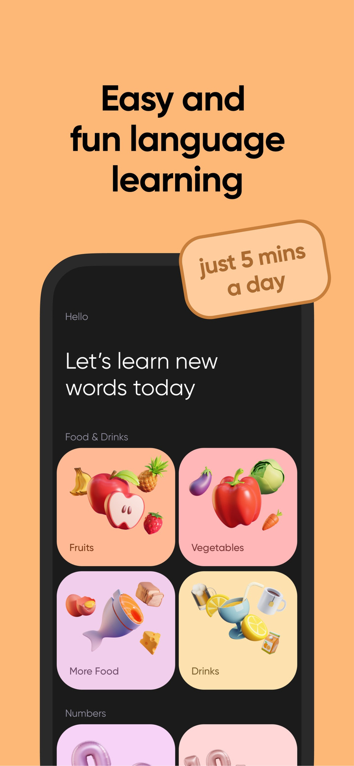 ColorLingo: Language Learning app screenshot