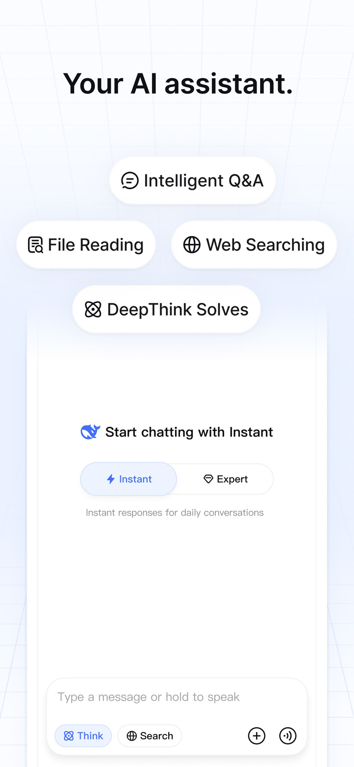 DeepSeek - AI Assistant app screenshot