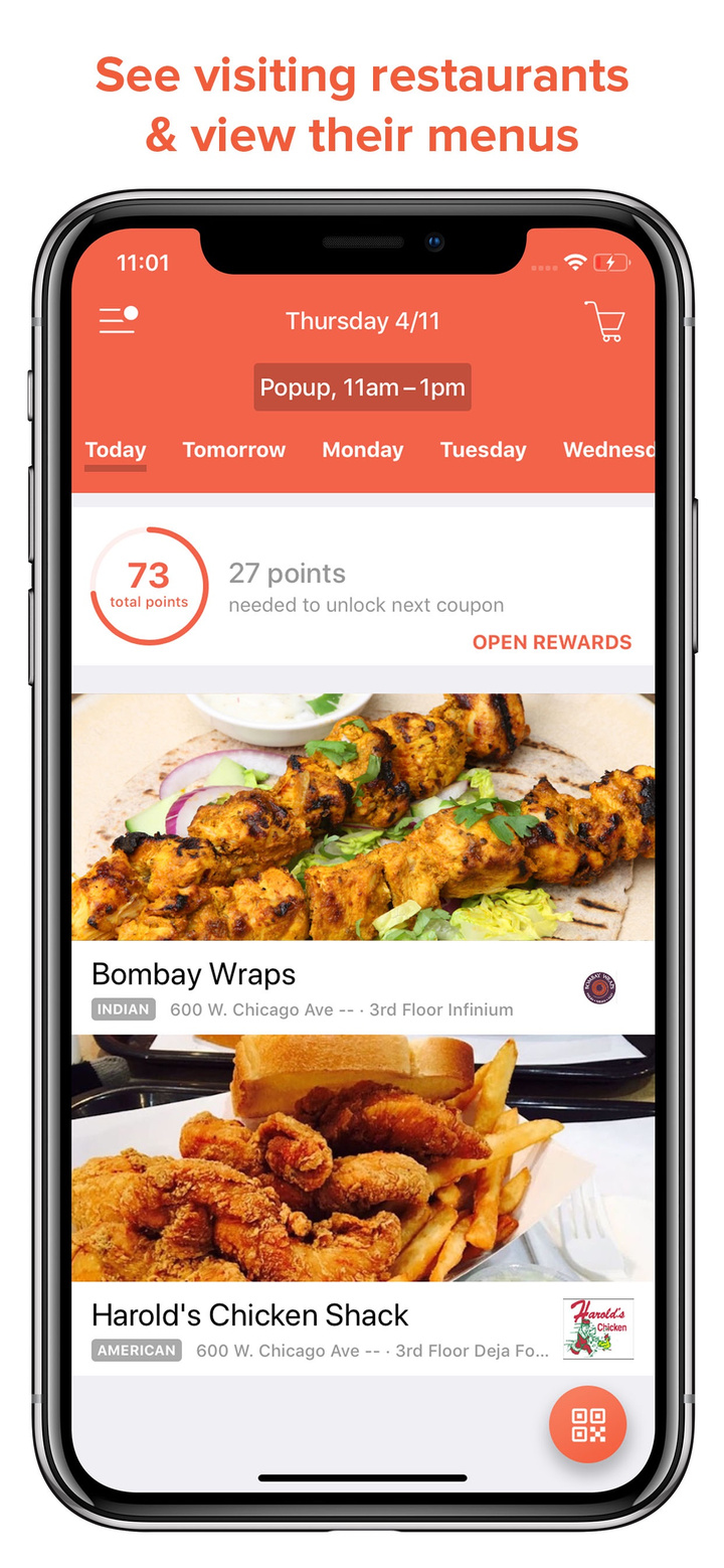 Fooda app screenshot