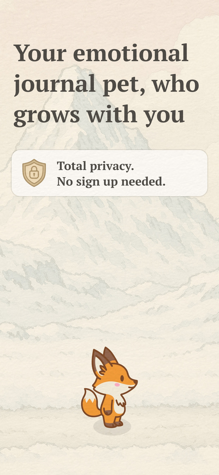 Foxtale Mood & Emotion Tracker app screenshot