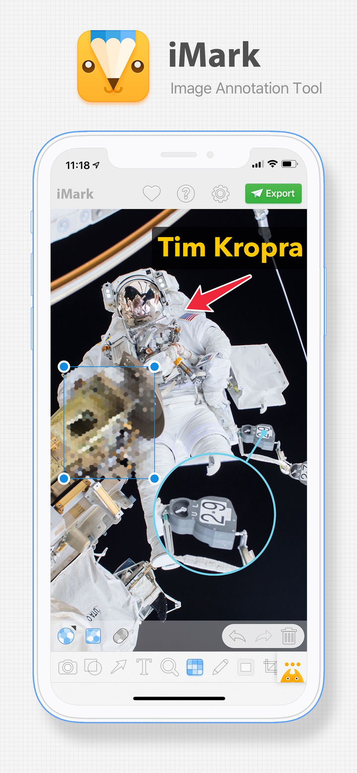 iMark · Image Annotation Tool app screenshot