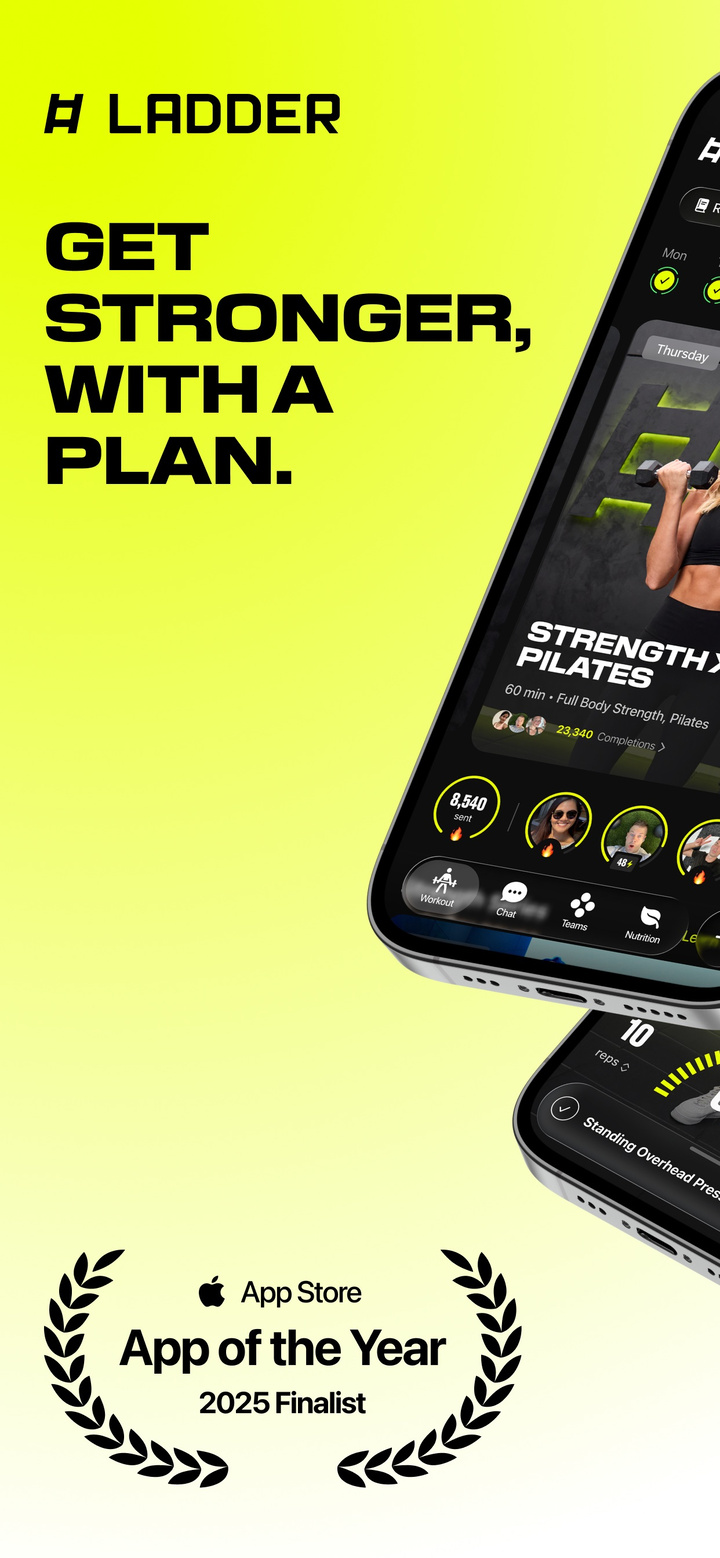 LADDER Strength Training Plans app screenshot