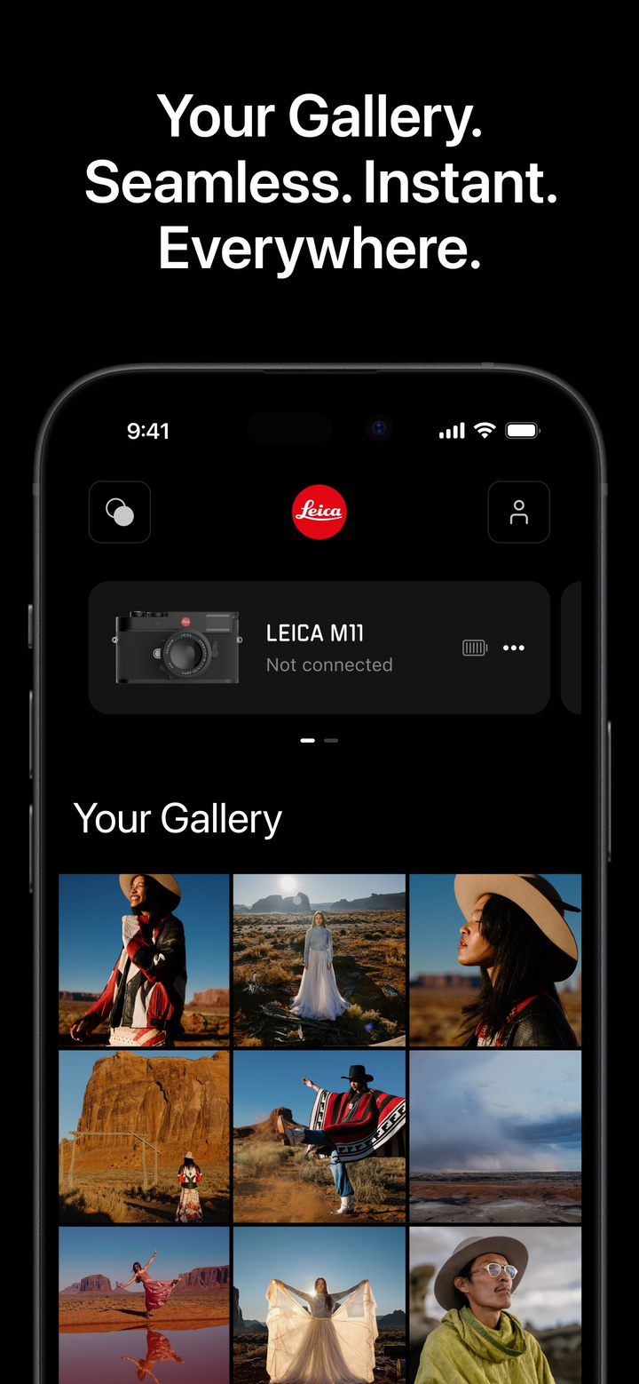 Leica FOTOS app screenshot