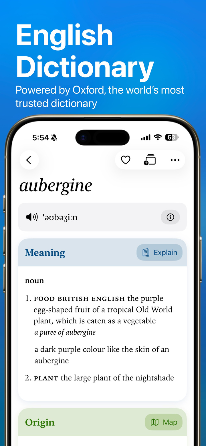 LookUp app screenshot