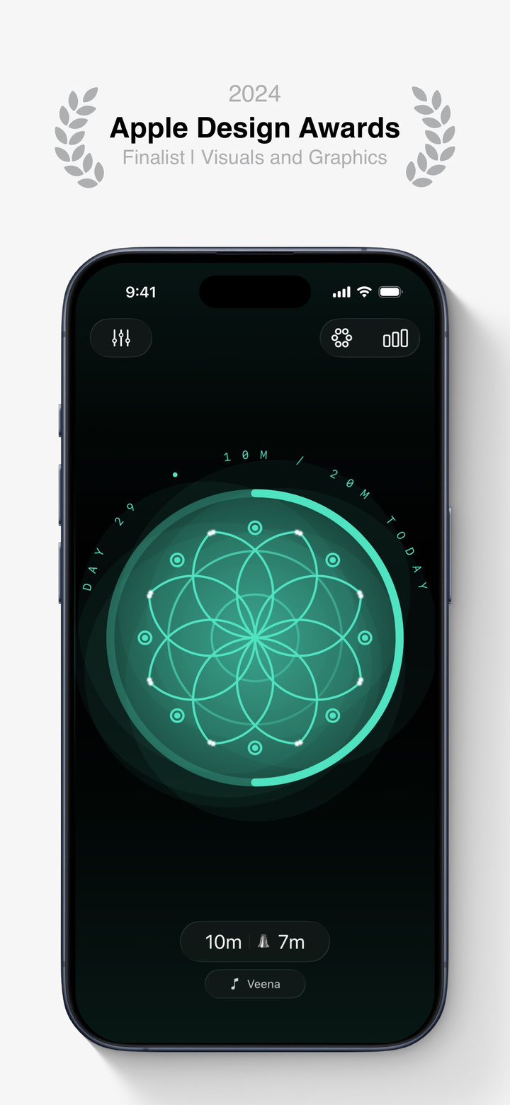 Meditate - Mindfulness app app screenshot