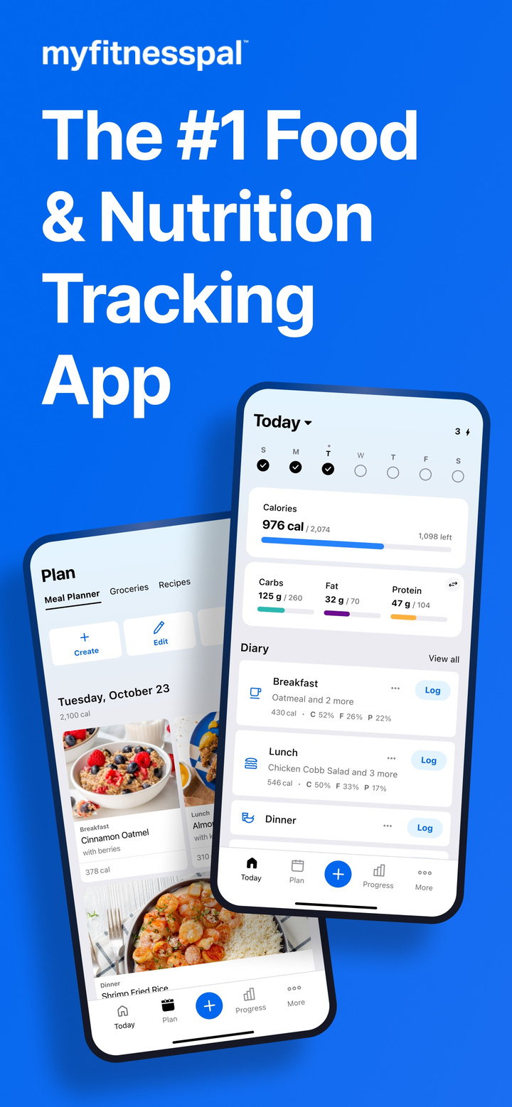 MyFitnessPal: Calorie Counter app screenshot