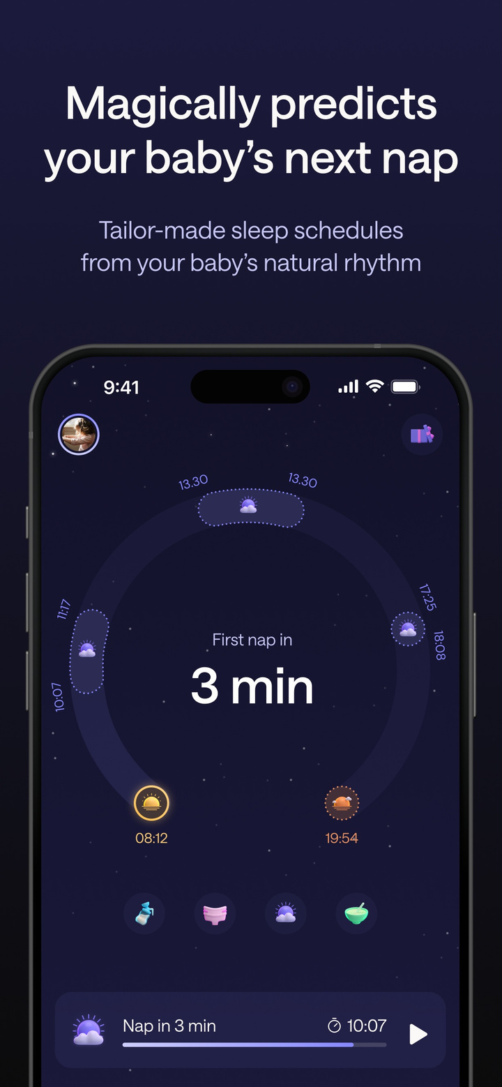 Napper: Baby Sleep Tracker app screenshot