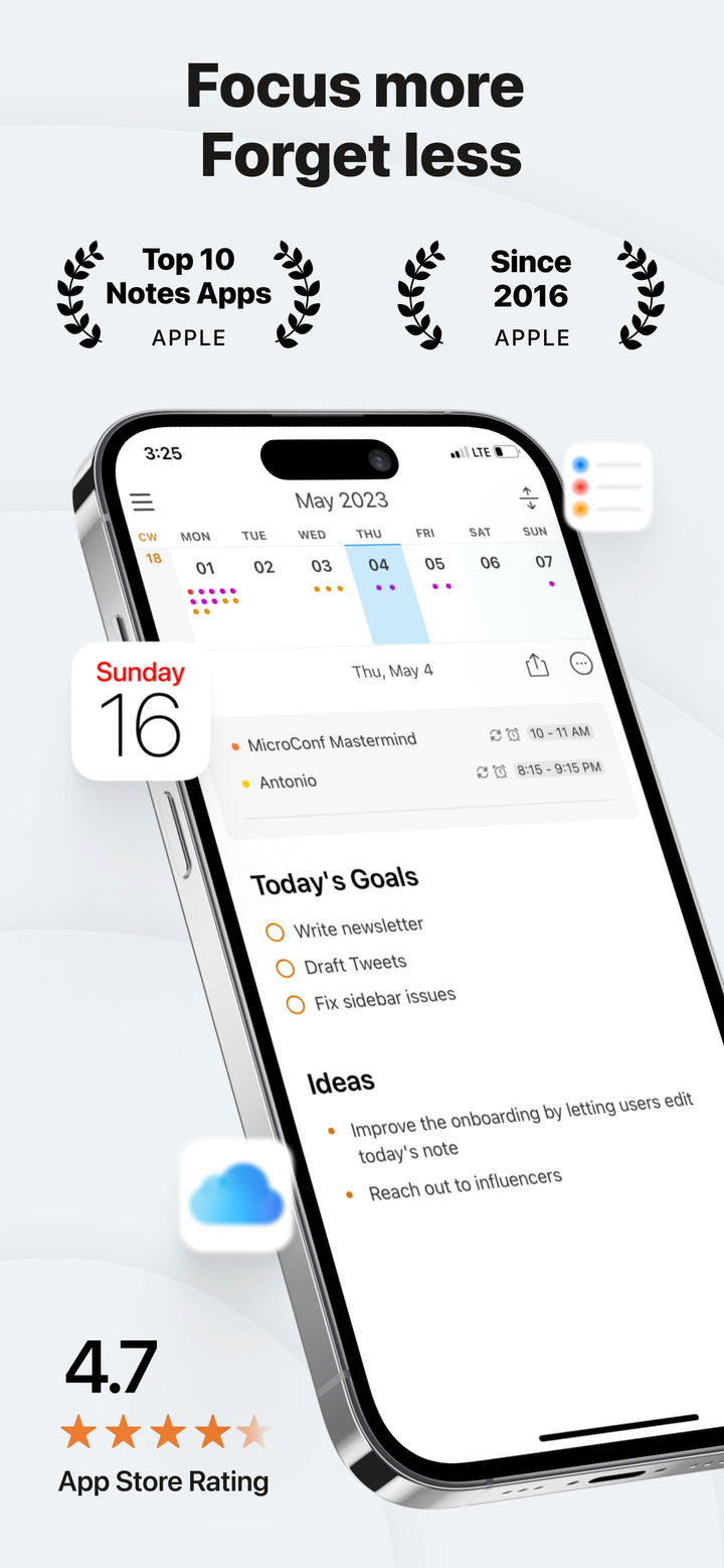 NotePlan app screenshot