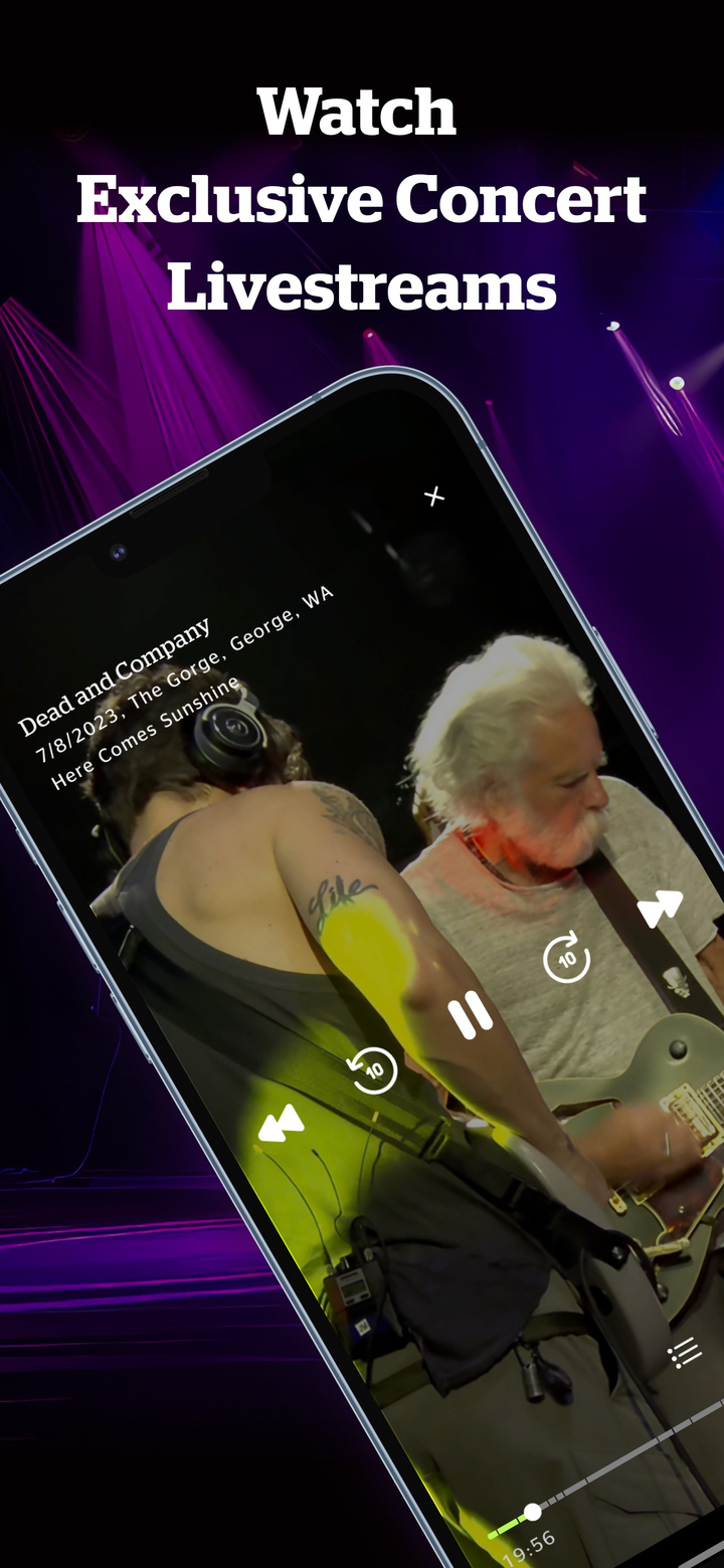 nugs: Live Music Lives Here app screenshot