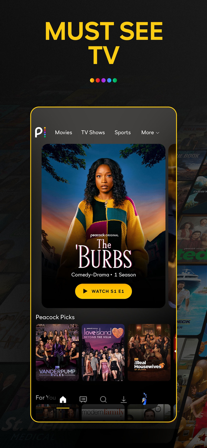 Peacock TV: Stream TV & Movies app screenshot