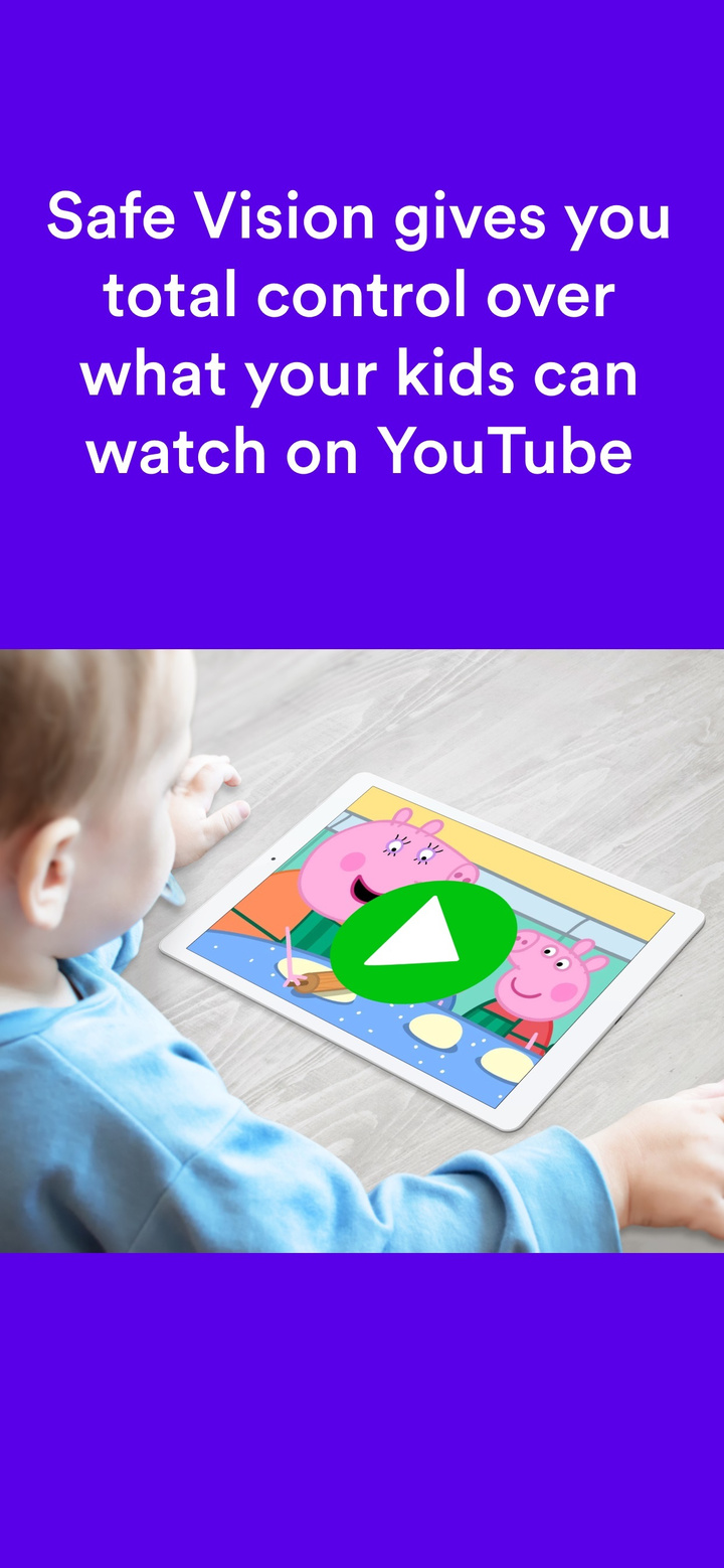 Safe Vision Kids for YouTube app screenshot