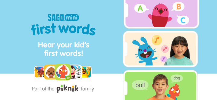 Sago Mini First Words app screenshot