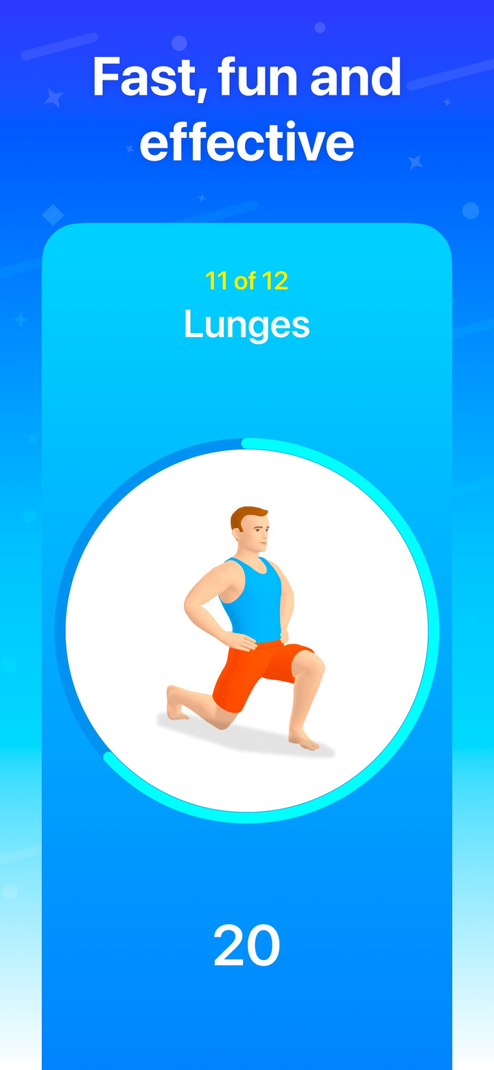 Seven: 7 Minute Workout app screenshot