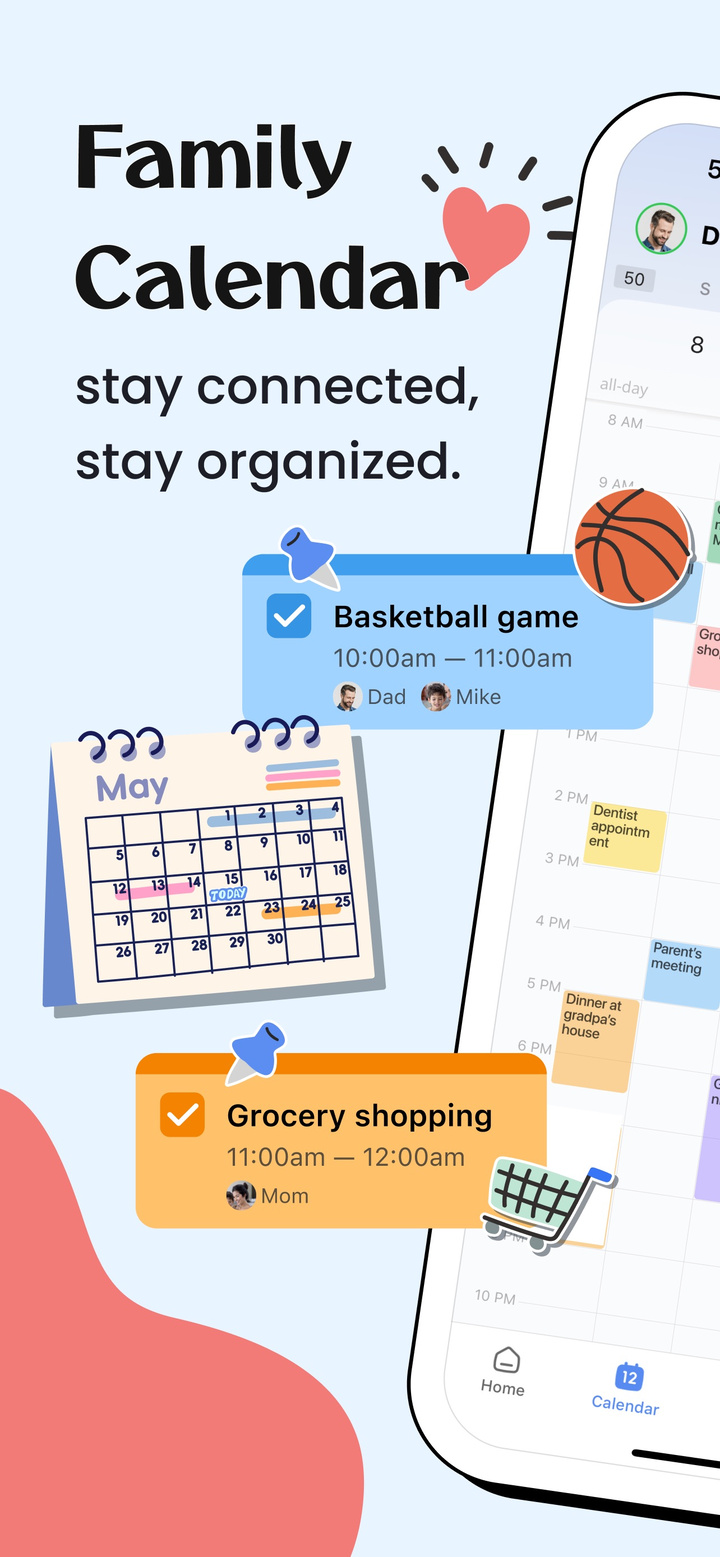 Shared Family Calendar: FamCal app screenshot