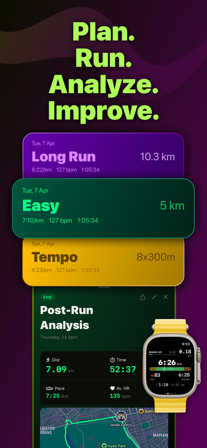 Smart Runner - Training Plans app screenshot