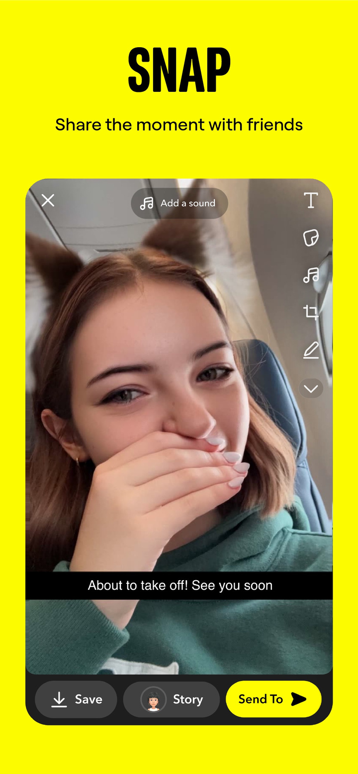 Snapchat app screenshot