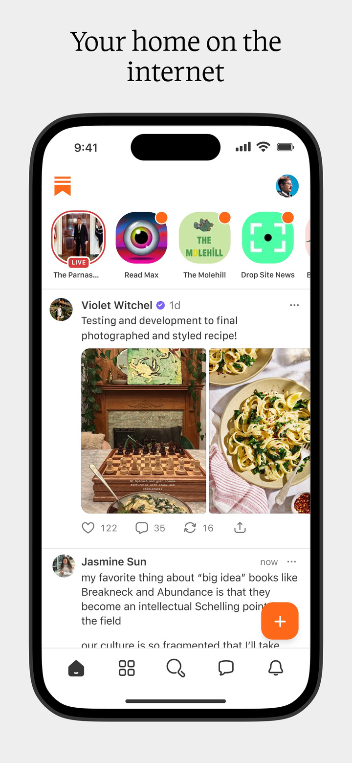 Substack app screenshot