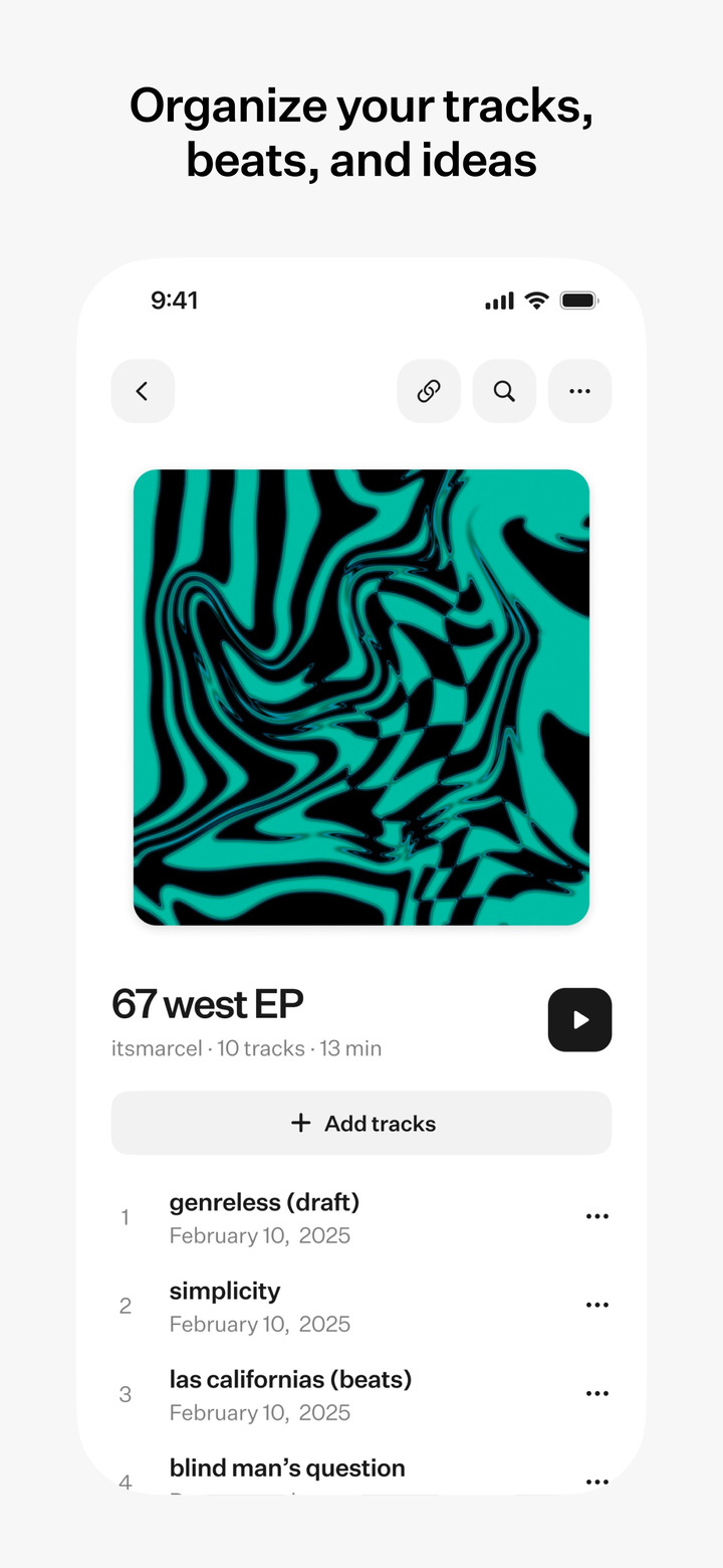 [untitled] app screenshot