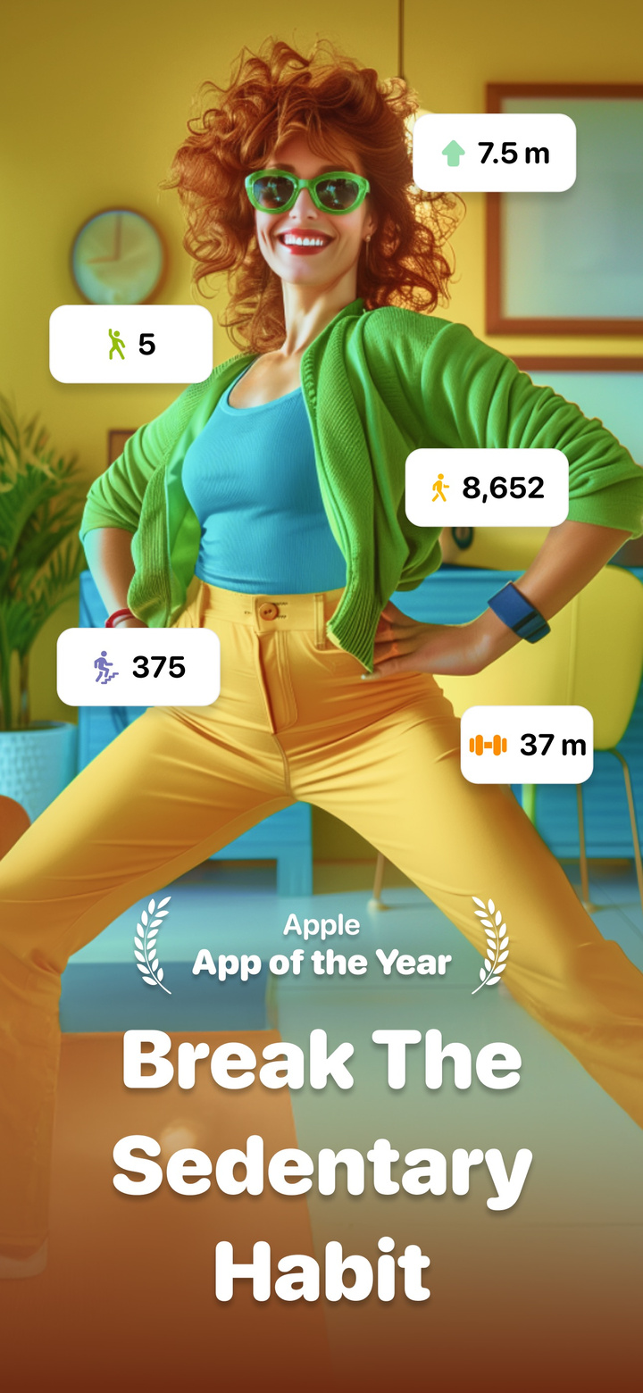 Wakeout! Break the Sit Habit app screenshot