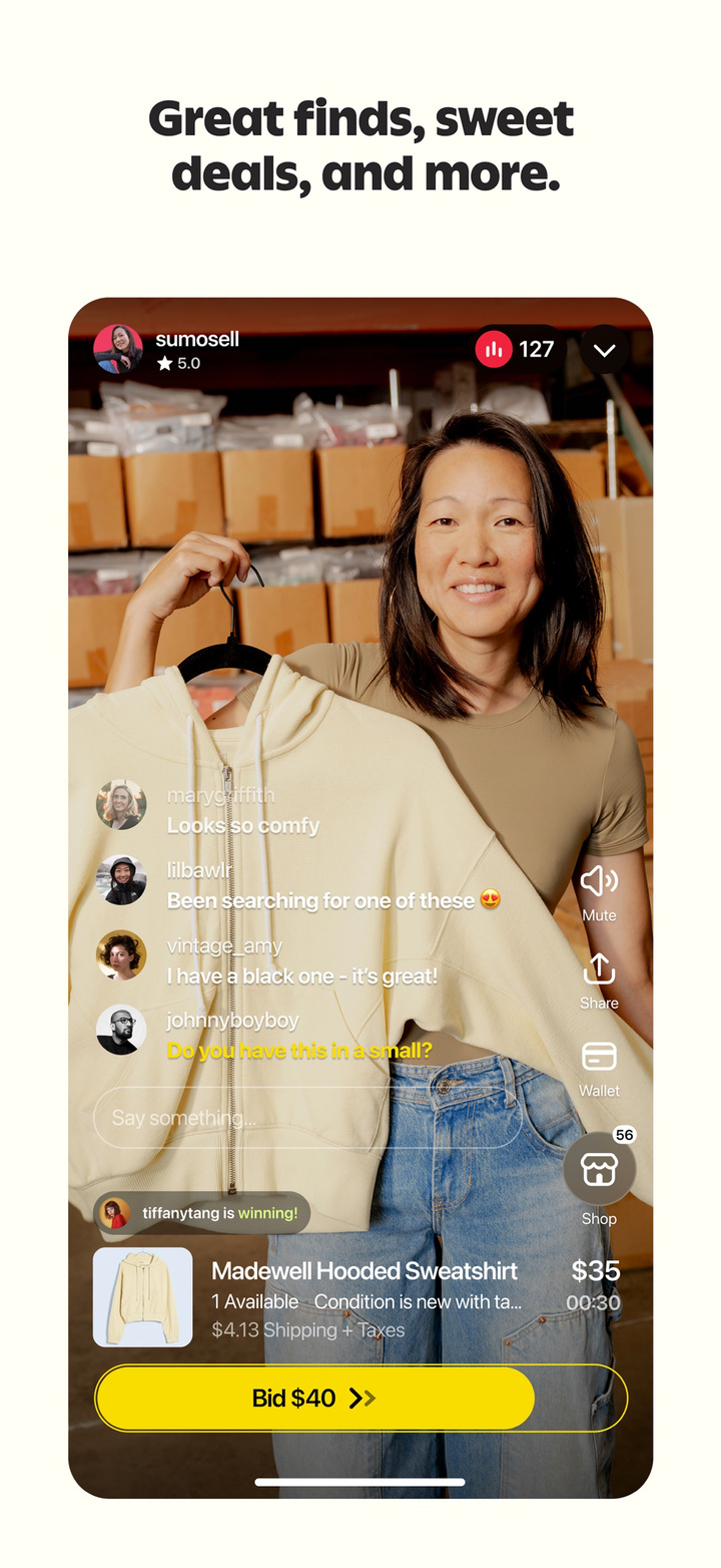 Whatnot app screenshot