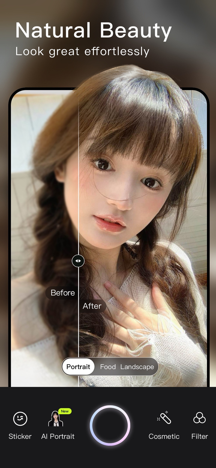 Wuta Camera - Nice Shot Always app screenshot