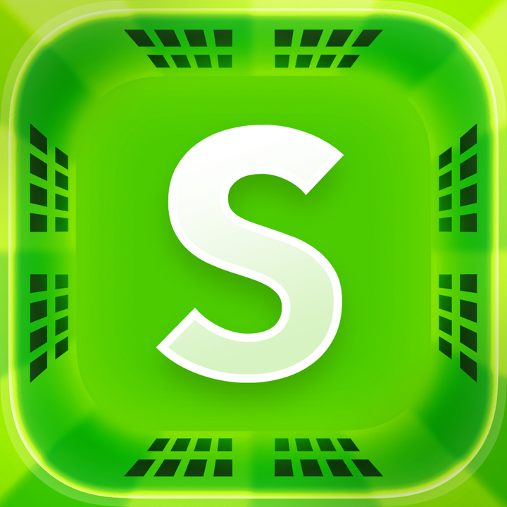 Shopi app icon with a green soft 3D squircle design featuring a letter s.