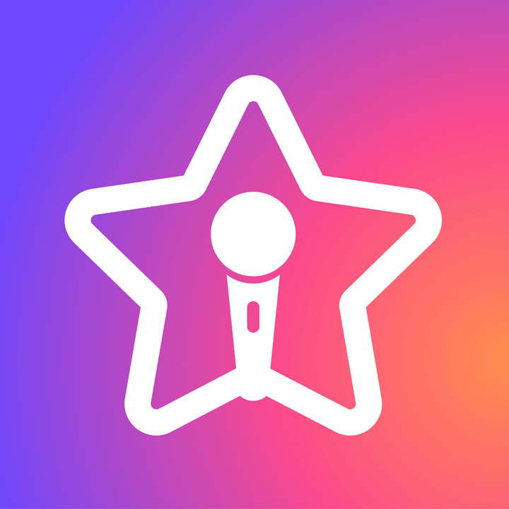 StarMaker-Sing Karaoke Songs app icon with a purple flat minimalist squircle design featuring a star with person icon.