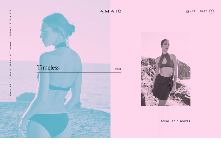 Amaio website preview