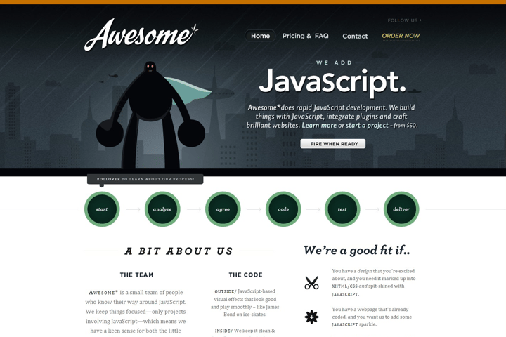Awesome website preview