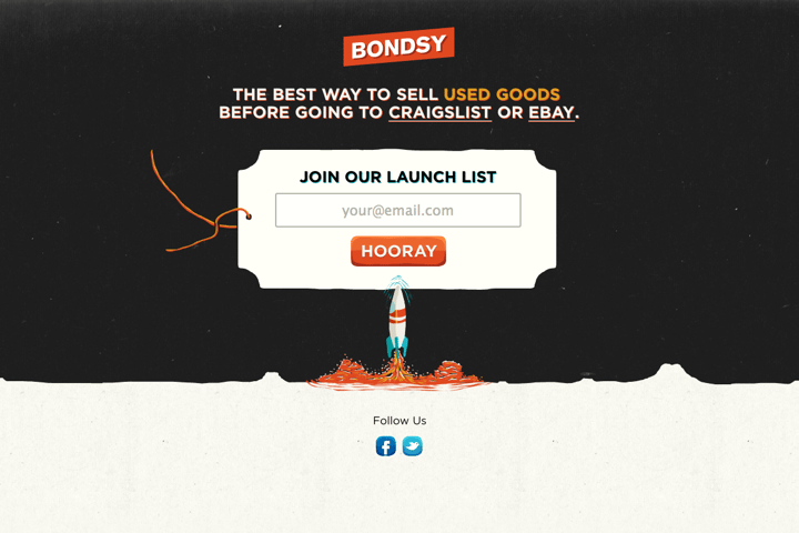 BONDSY website preview