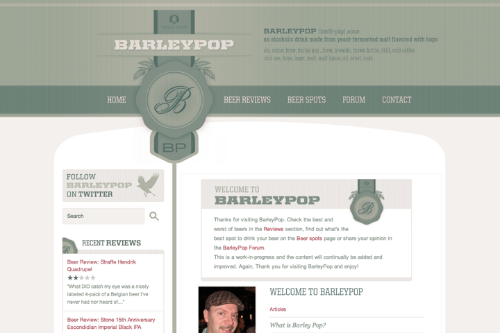 BarleyPop website preview