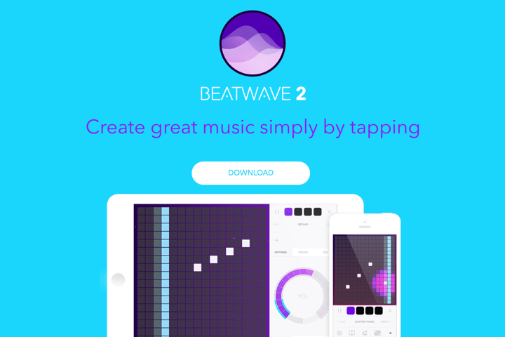 Beatwave website preview