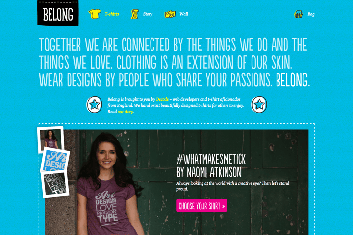 Belong website preview