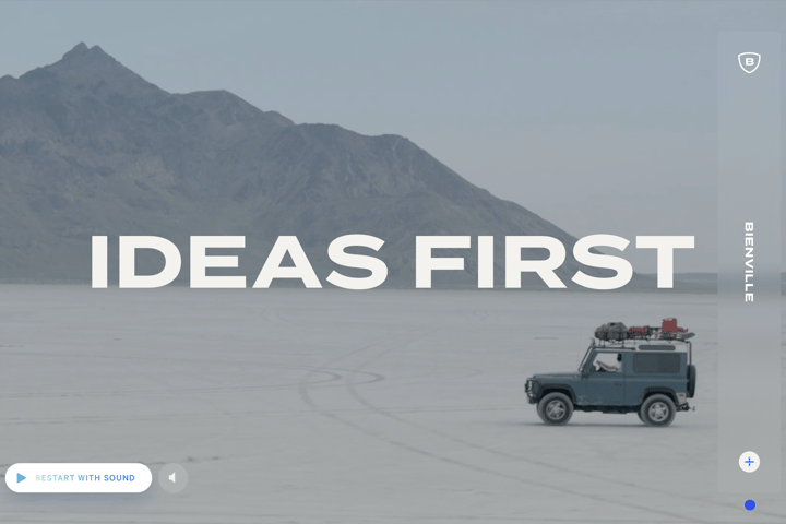 Bienville website preview