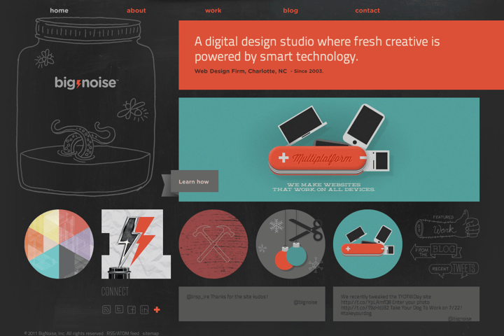 BigNoise website preview