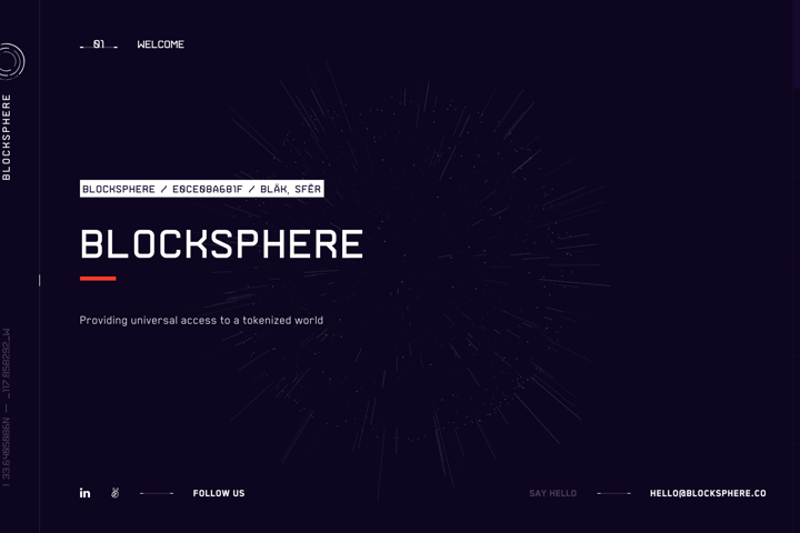 Blocksphere website preview