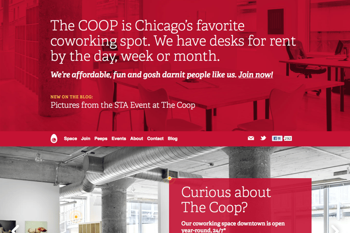 COOP website preview
