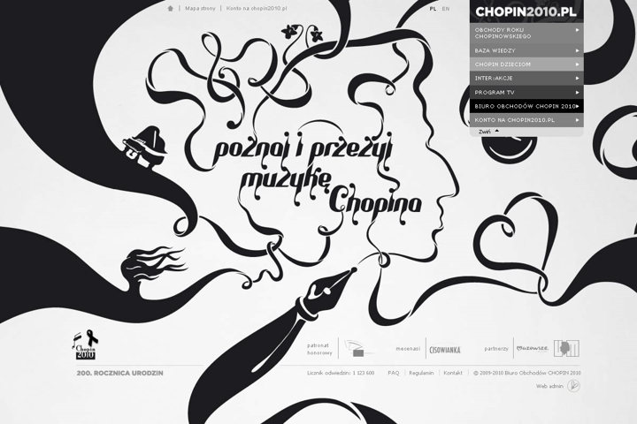 Chopin2010 website preview