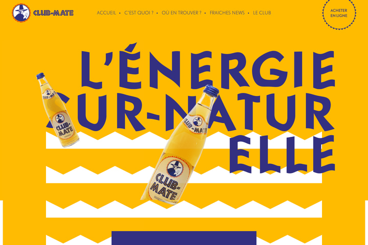 Club-Mate website preview